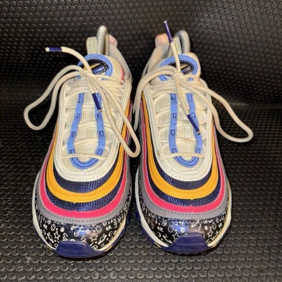 Nike Air Max 97 Multicolor Comfort Athletic Casual Sneaker Womens Size 7.5 - Picture 2 of 9